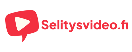 selitysvideo logo play ikonilla ja tekstillä